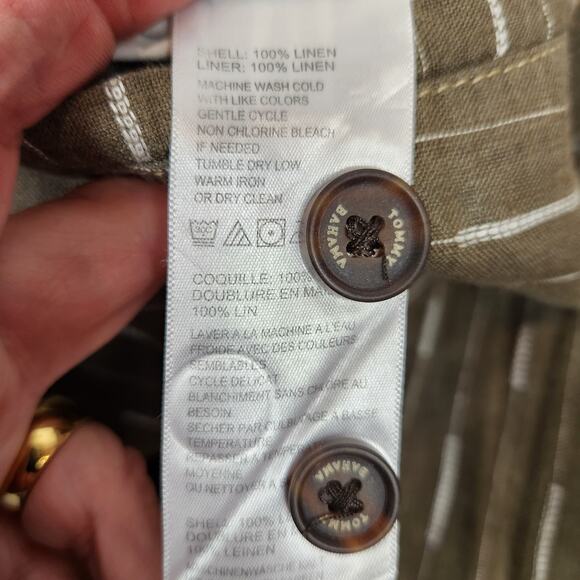 Tommy Bahama Men's 100% Linen Reversible Shorts Waist 40 - Picture 8 of 8